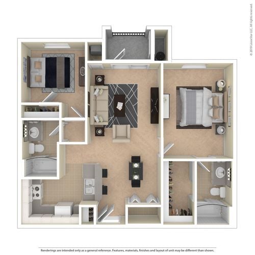 2 Bedroom - Two Bedroom