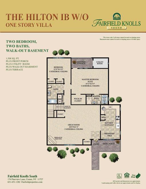 Floor Plan - The Hilton IB W/O