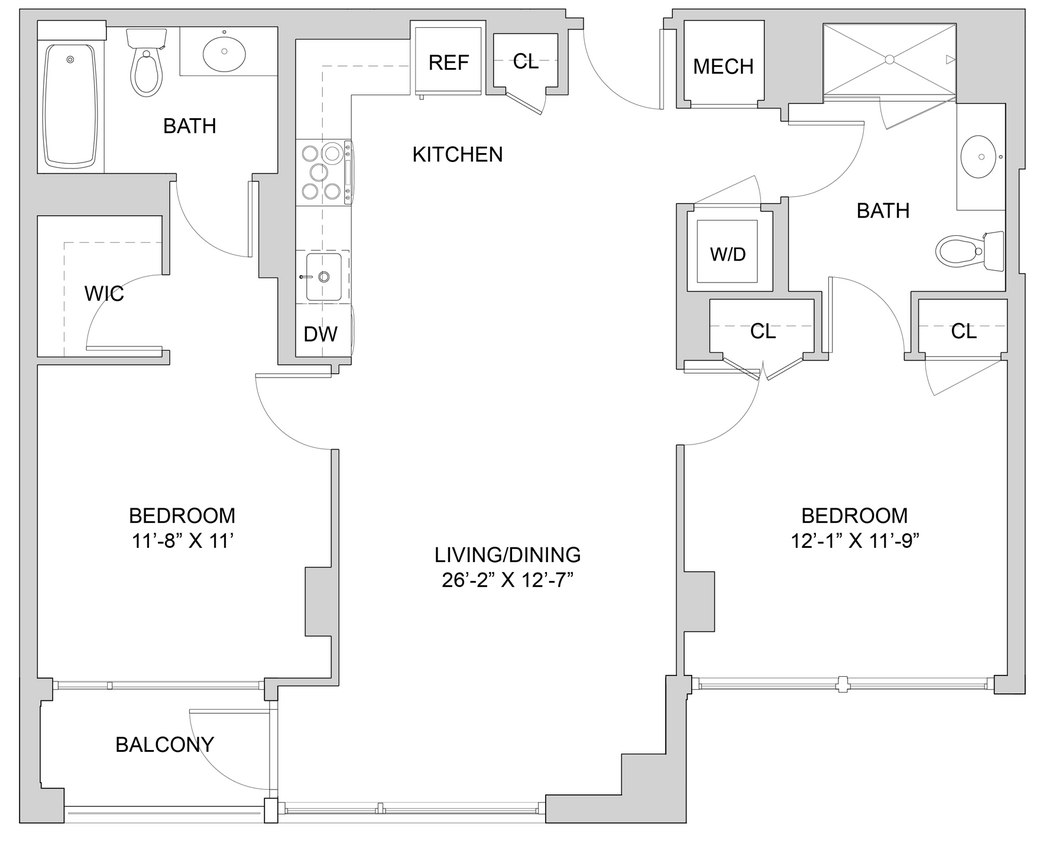 Floor Plan - 2 Bed_2 Bath-A1_2BR_J