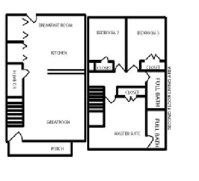3BR/2BA - 3 Bedroom 2.5 Bath Townhome