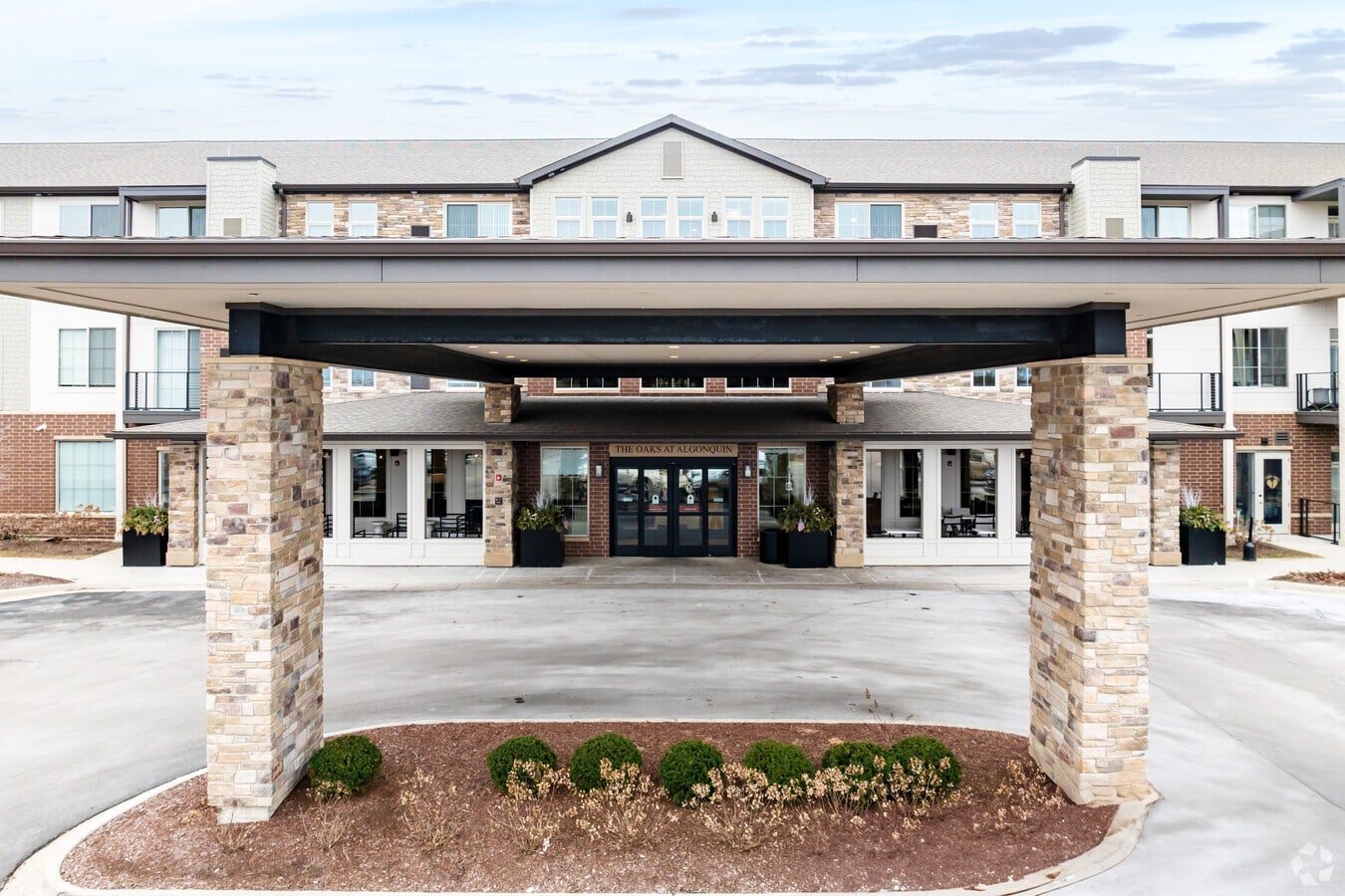 Entrance - The Oaks at Algonquin Apartments