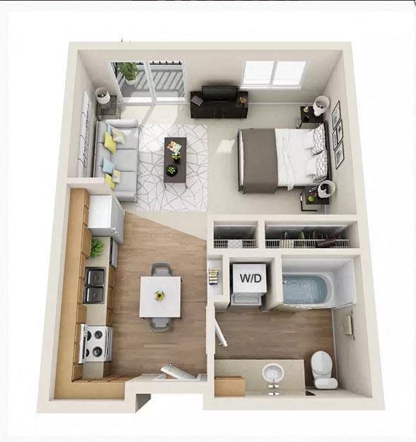 Floor Plan - 0x1 - A1