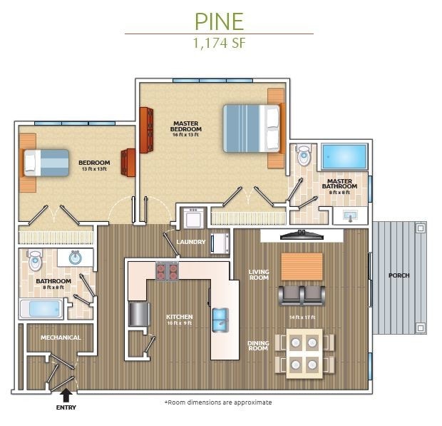 The Arbors Senior Apartments Dover, Delaware 2 units available