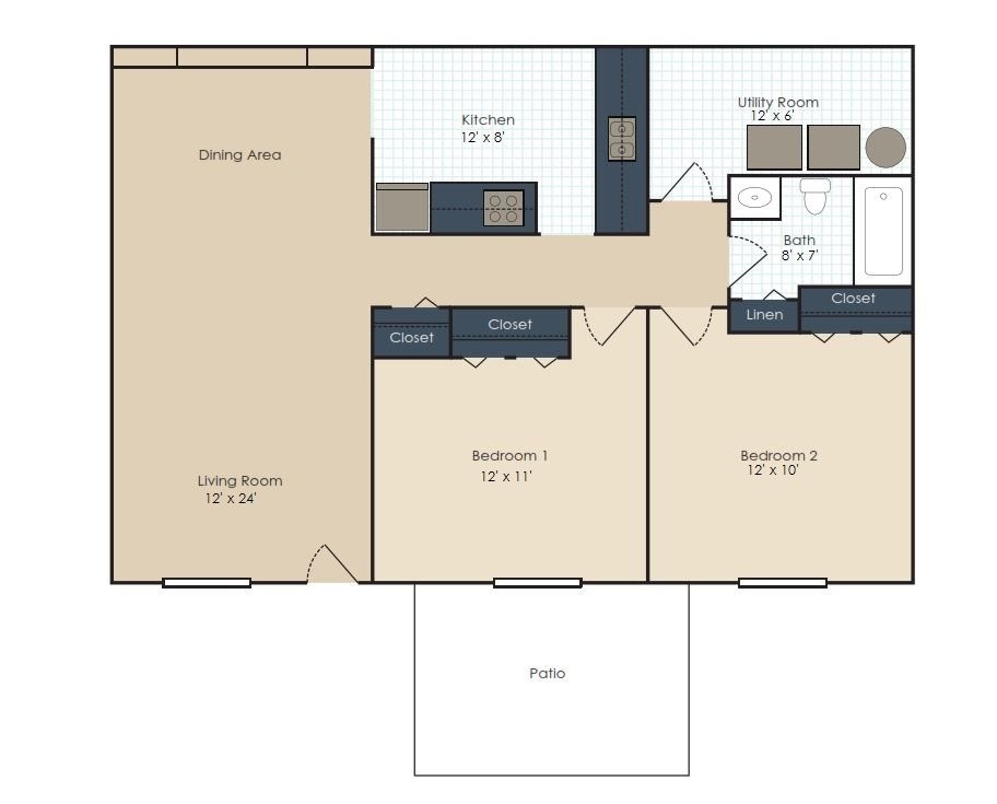 Floor Plan - The Sterling - Renovated