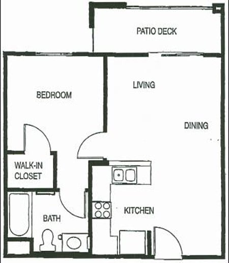 1BR/1BA - 1x1-517