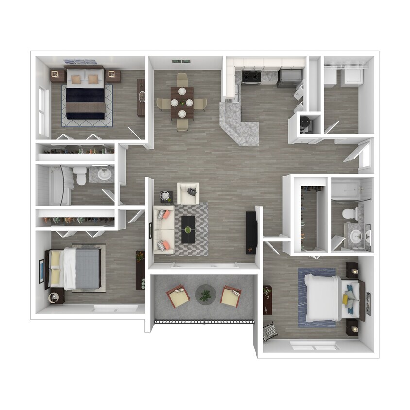 Floor Plan - Wax Myrtle - West