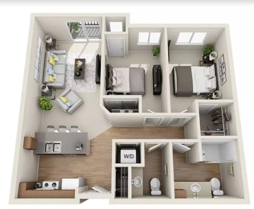 Floor Plan - 2x1.5 - C2