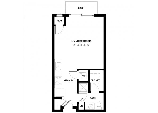 Floor Plan - Studio 1