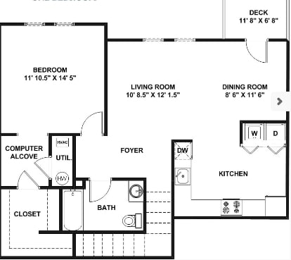 1BR/1BA - 1 Bedroom- Waiting list