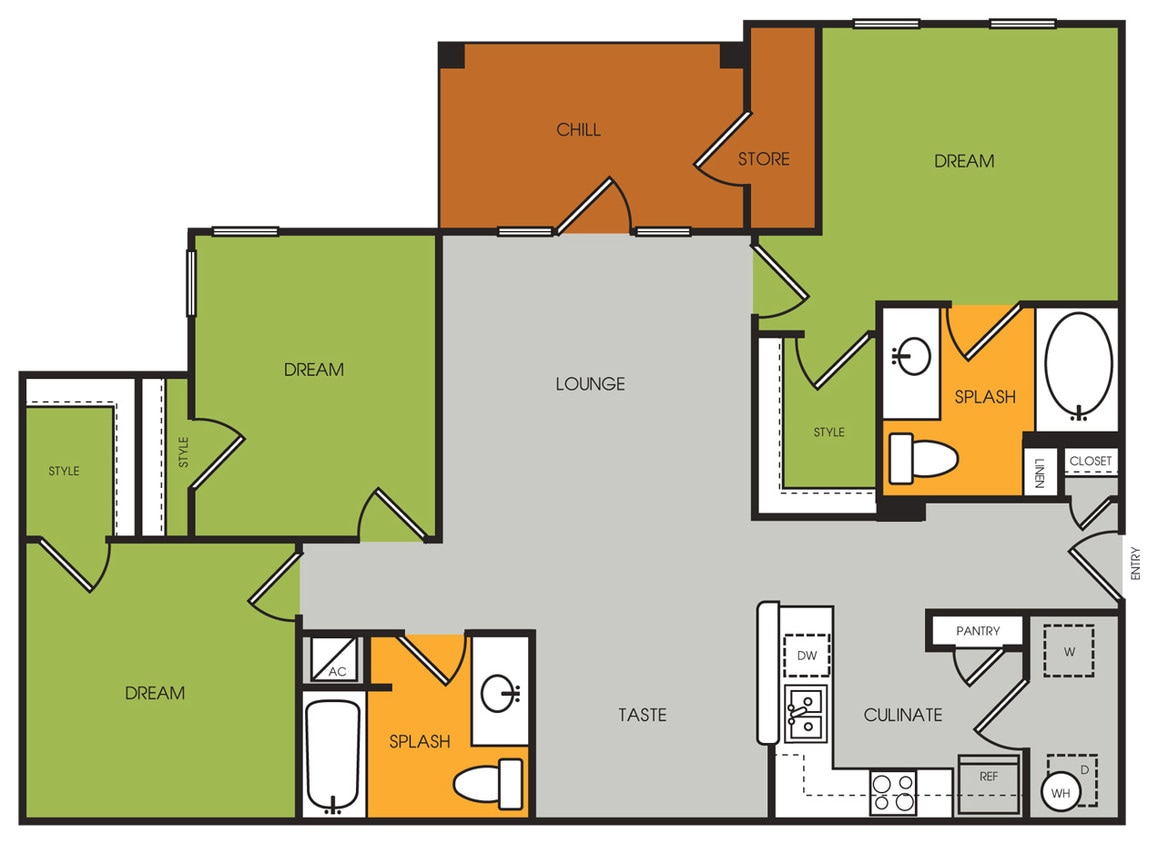 Floor Plan - The Mercer