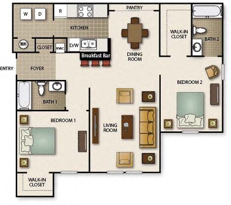 Floor Plan - The Banyan (b)