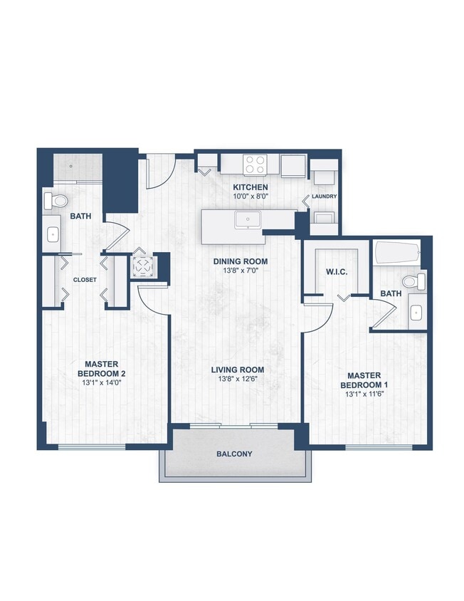 Floor Plan - 2/2 FLORES