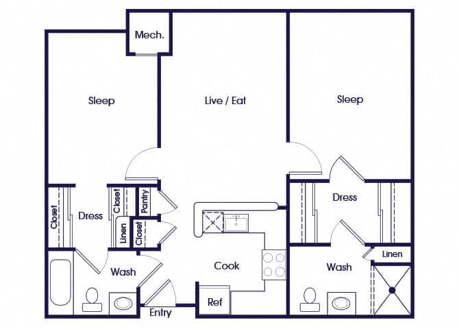 Floor Plan - B2_VictoriaPark