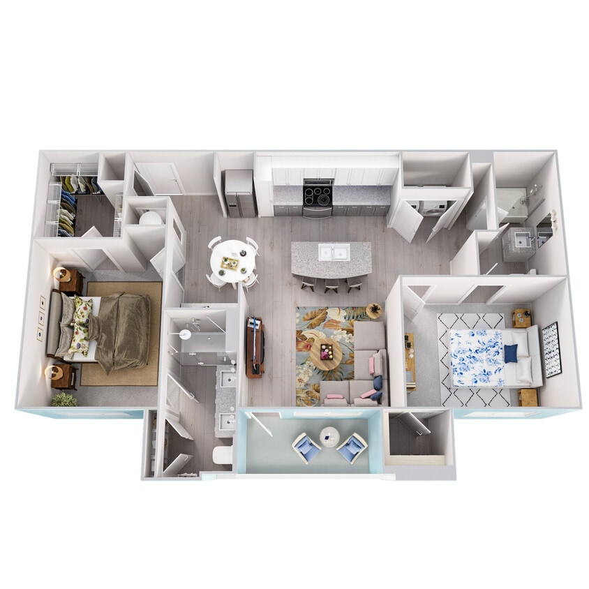 Floor Plan - B6 (Accessible Unit)