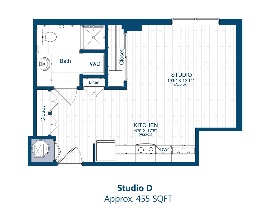 Floor Plan - Studio D