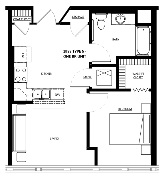 Floor Plan - 1955 Type 5
