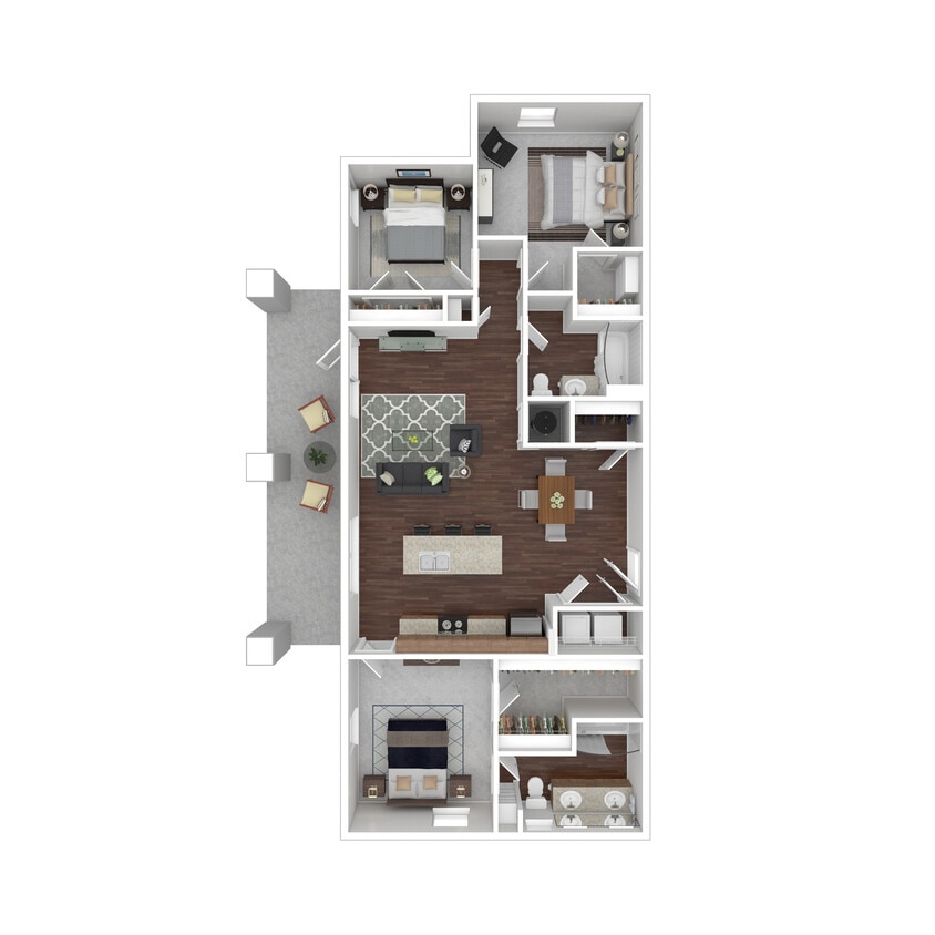 Floor Plan - C1 Possum Kingdom