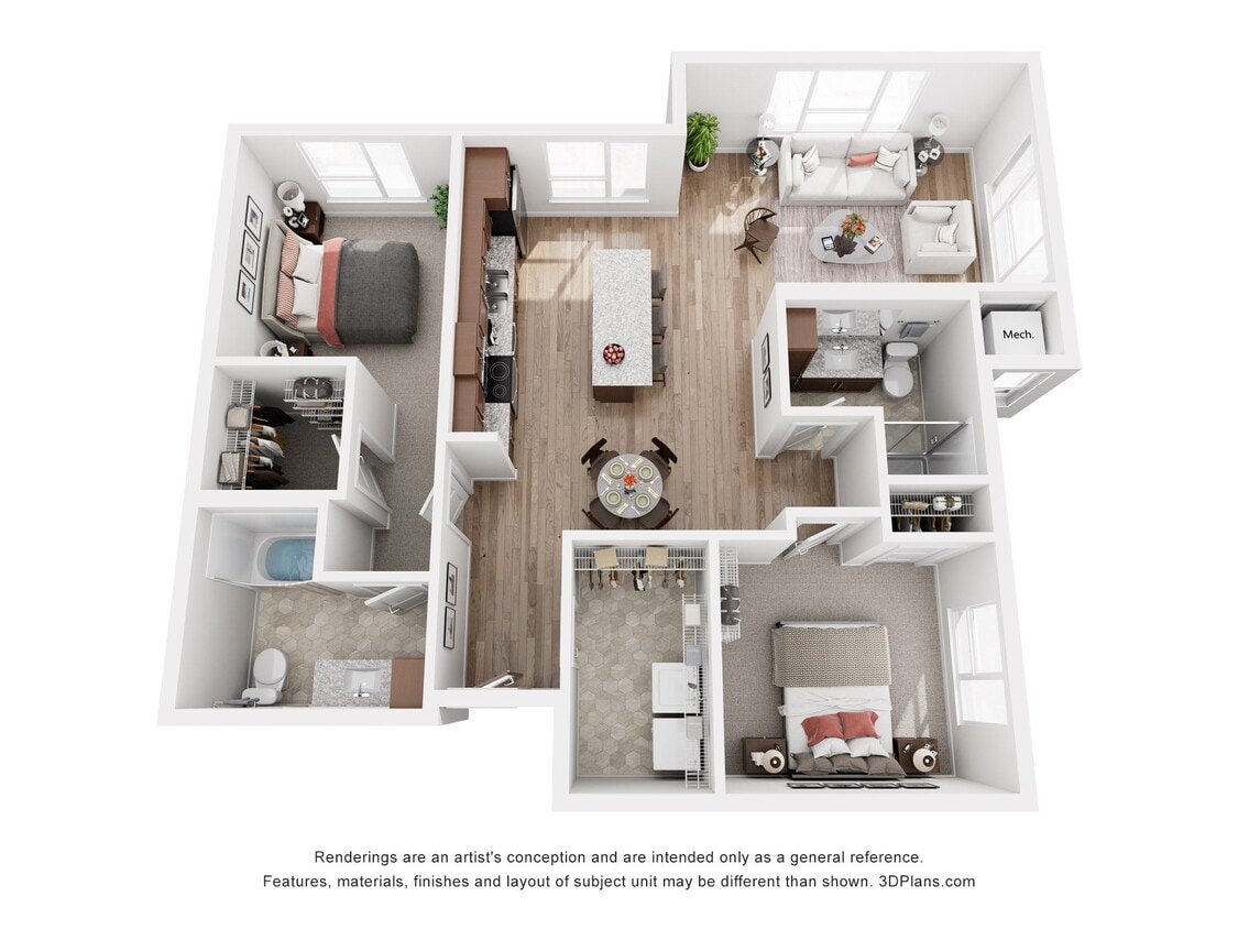 Floor Plan - 2 Bedroom B3