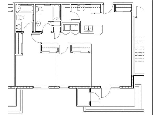 2BR/2BA