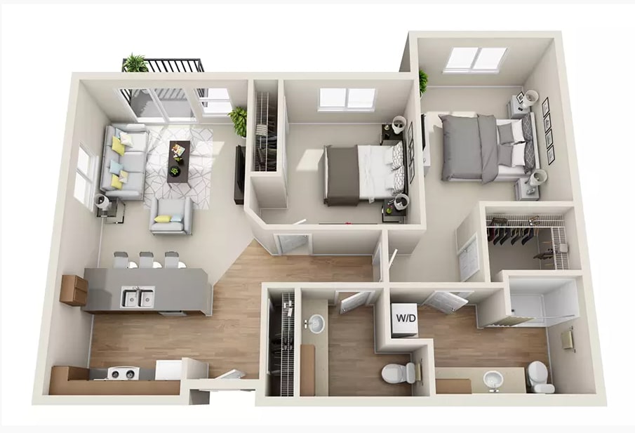Floor Plan - 2x1.5 - C4