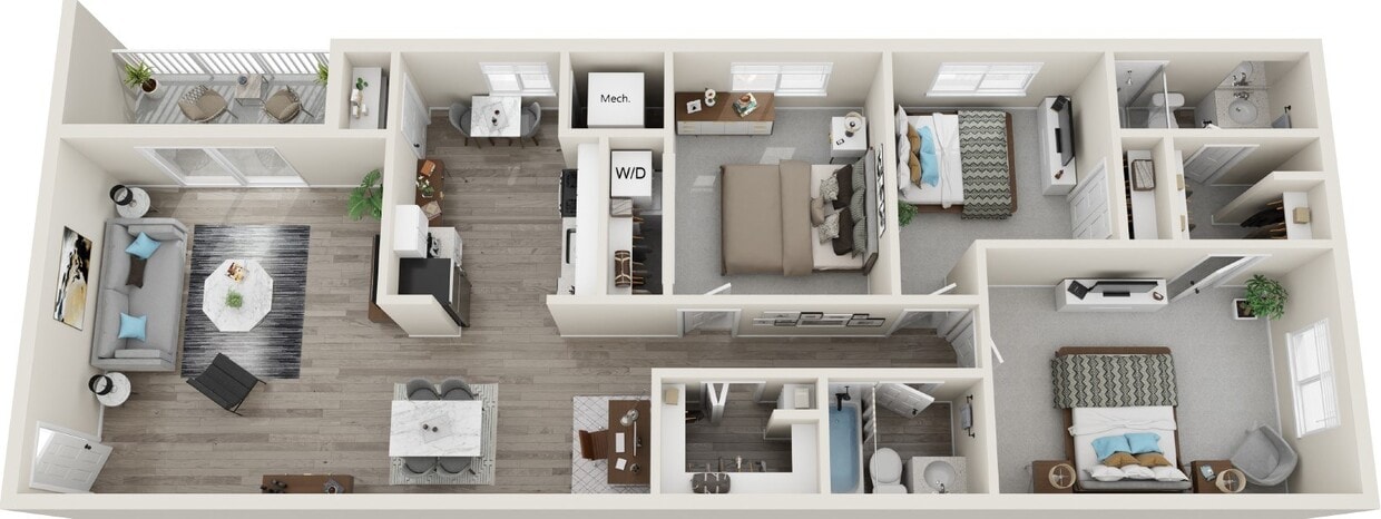 Floor Plan - The Davis