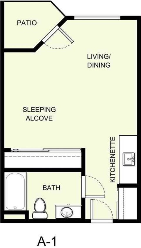 Floor Plan - A-1 Includes all meals & housekeeping