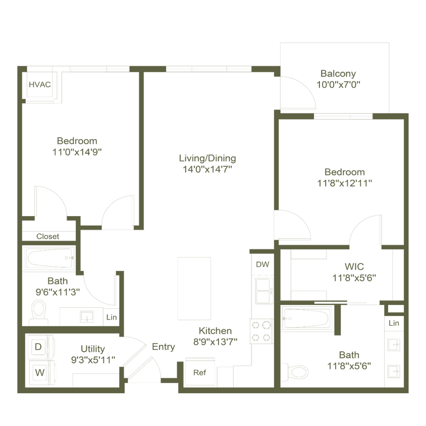 Floor Plan - Broadway - C1-A