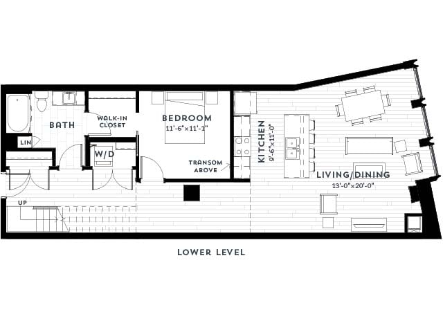 2+B Lower Level - 2+B