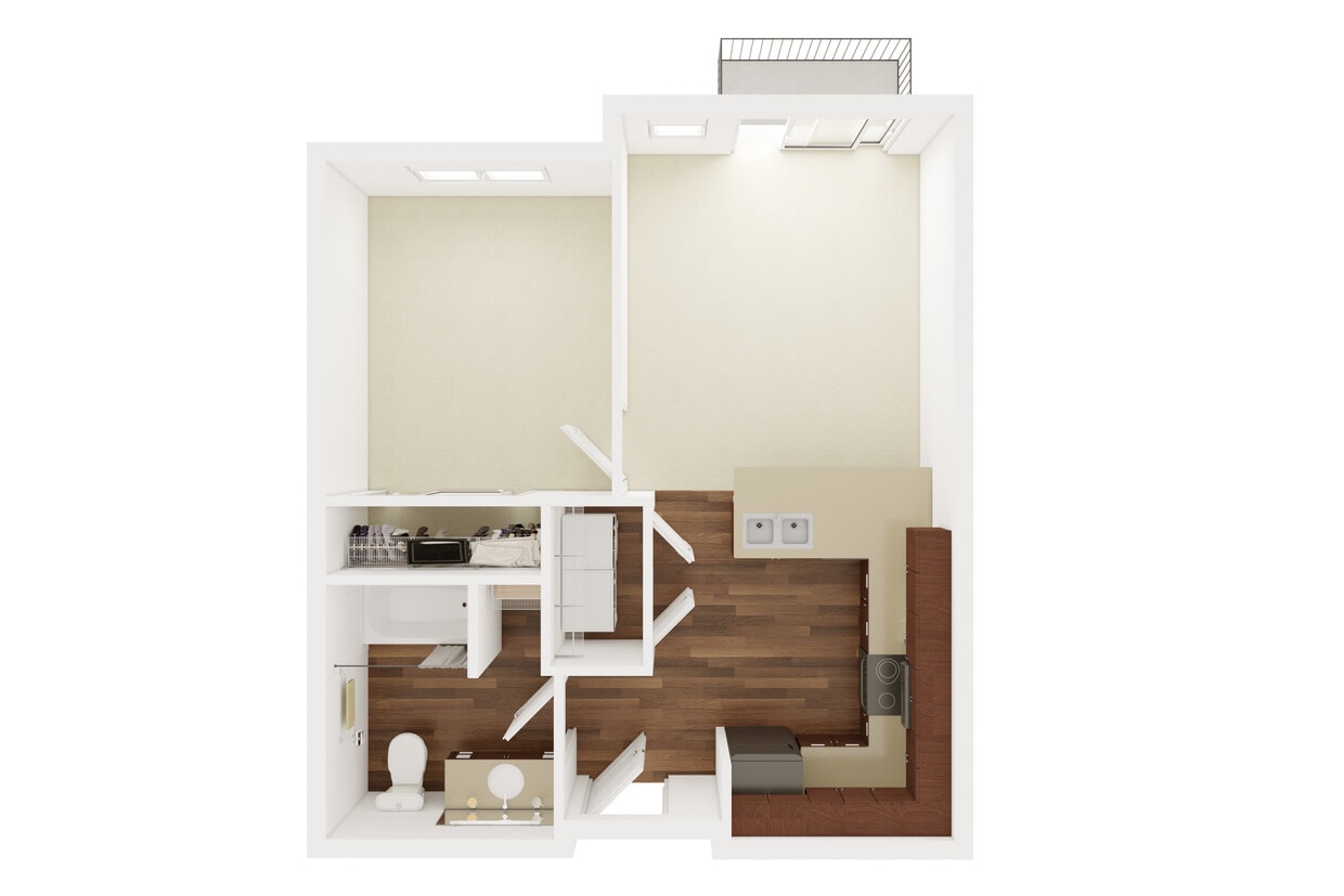 Floor Plan - 1x1