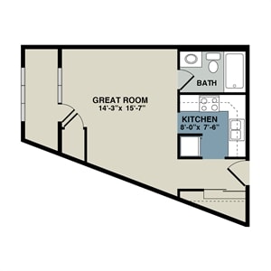 Floor Plan - 0A - Studio