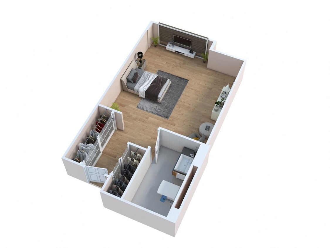 Floor Plan - Villa - Studio
