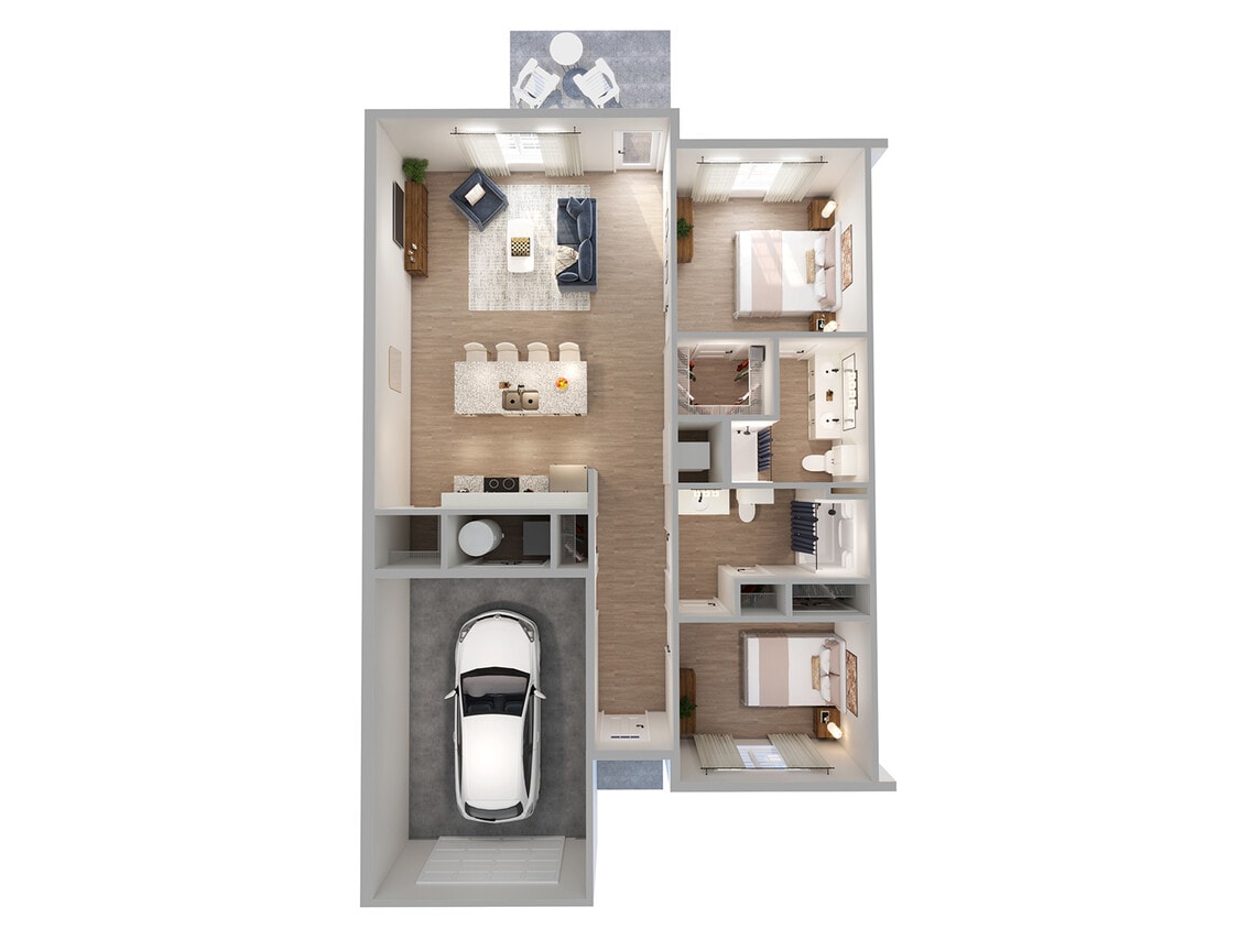 Floor Plan - Beach Haven Ranch 