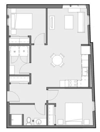 Willow Two Bedroom - Willow