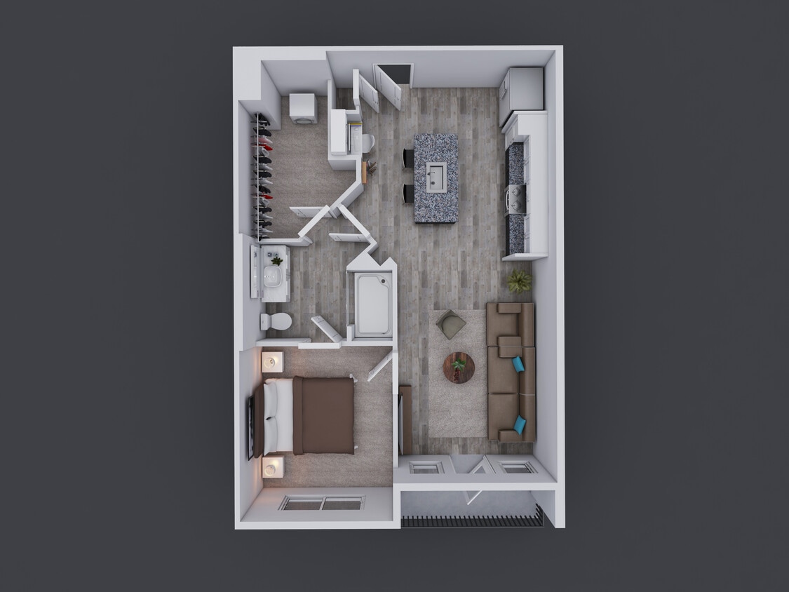 Pflugerville 3D Floor Plan_A1 - A1.2 AFF 140
