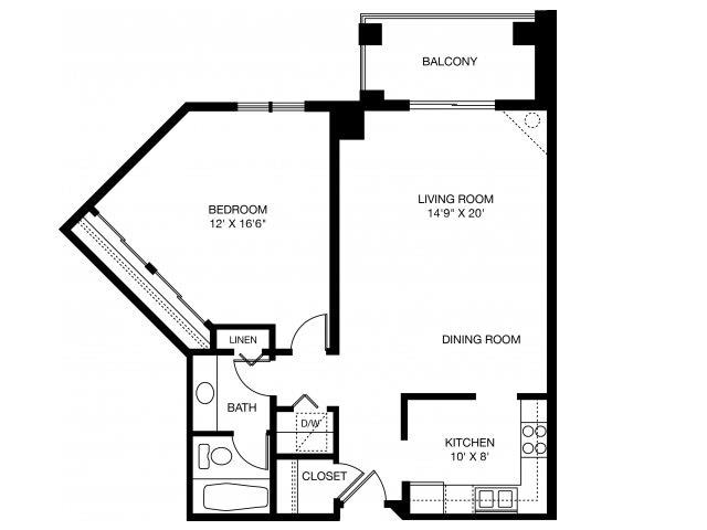 Floor Plan - 1B