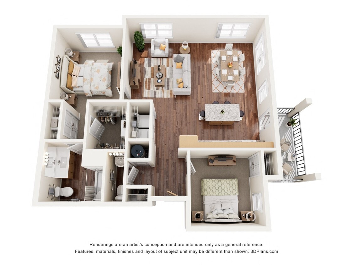 Floor Plan - Two Bedroom B4