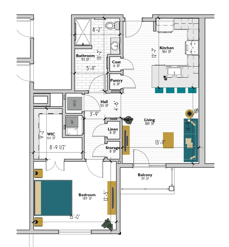 The Beverly - One Bedroom One Bathroom - Beverly