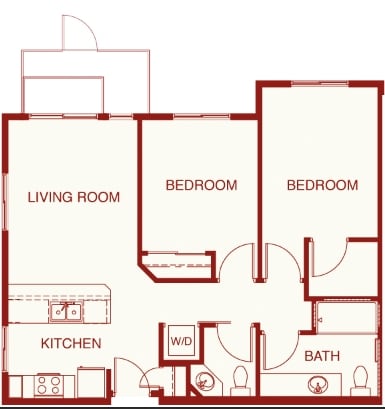 2BR/1.5BA - 2x1.5 - C4