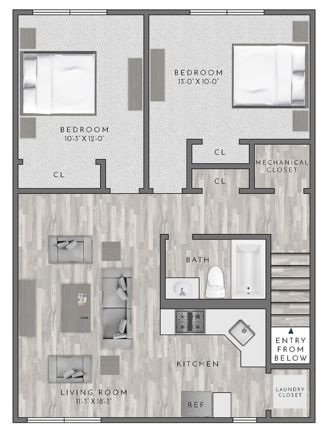 Floor Plan - B2 - Bunt II