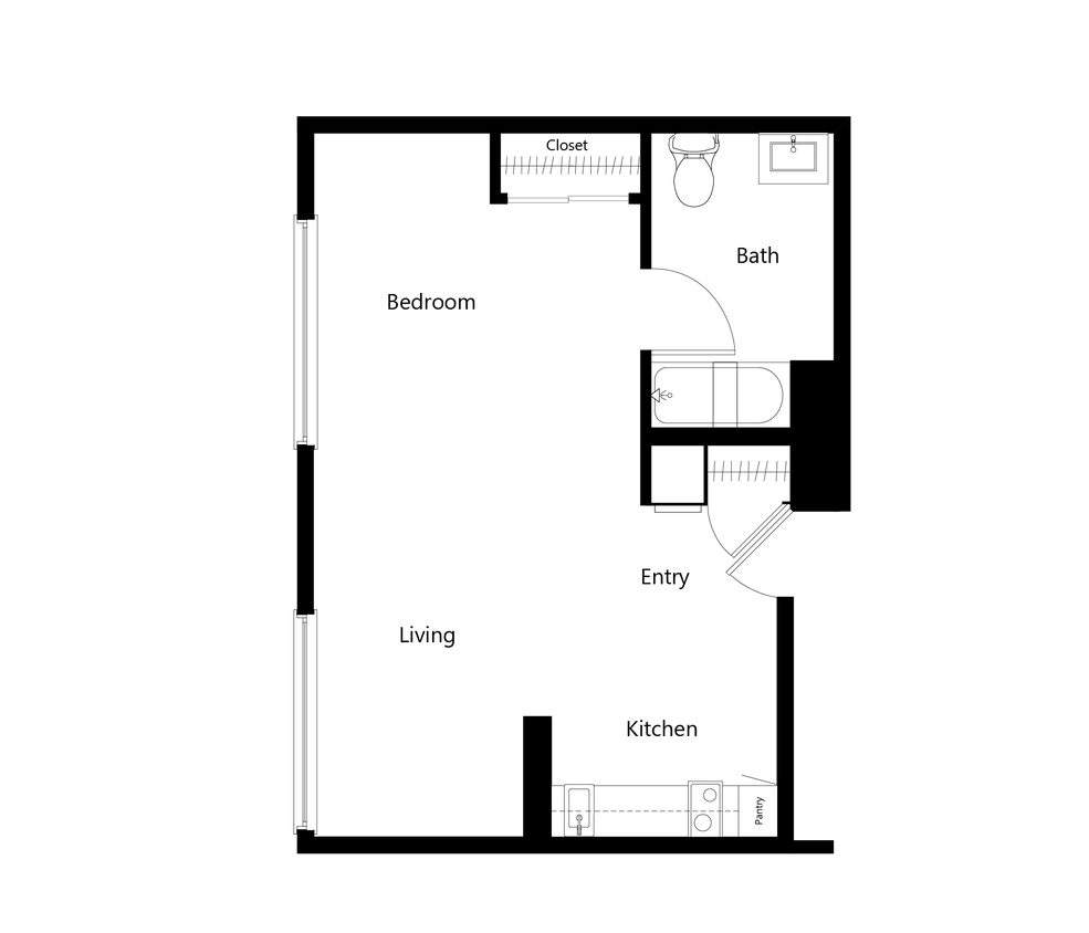 Floor Plan - Studio