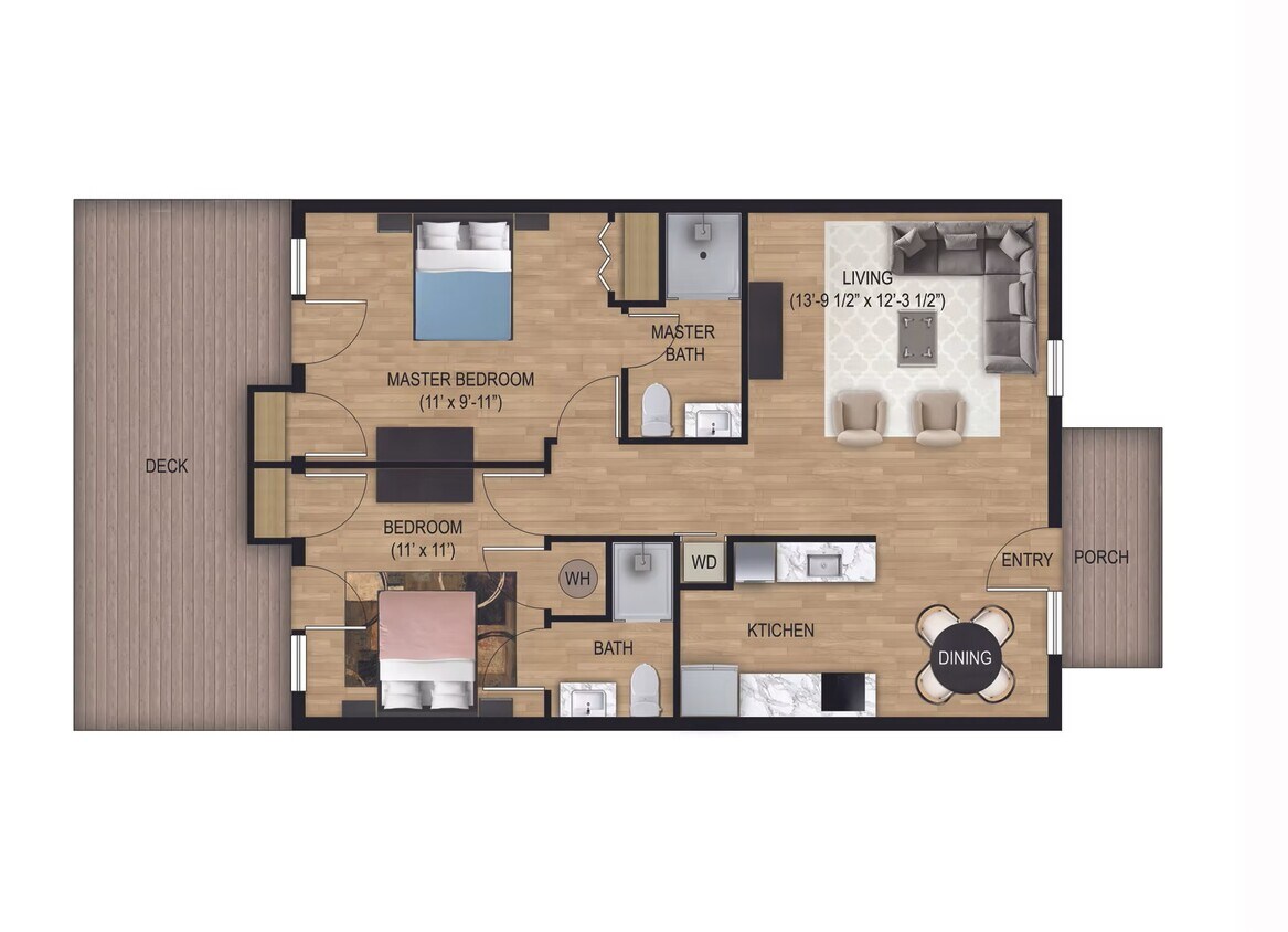 Floor Plan - Back Deck