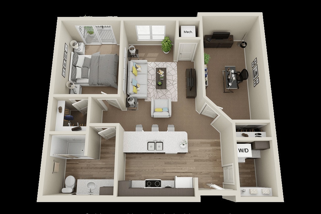 Floor Plan - 2x1 - C2.1