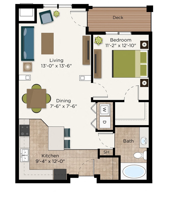 Floor Plan - The Cleveland