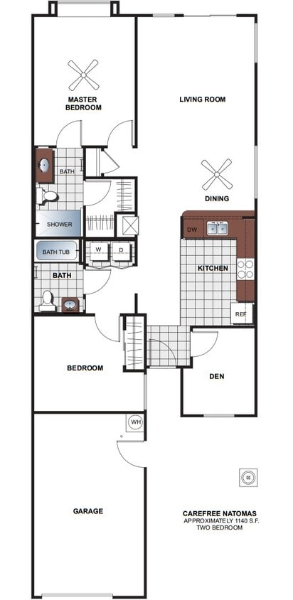 Deluxe Villa - 1140 SF - 2B/2 Bath (large)