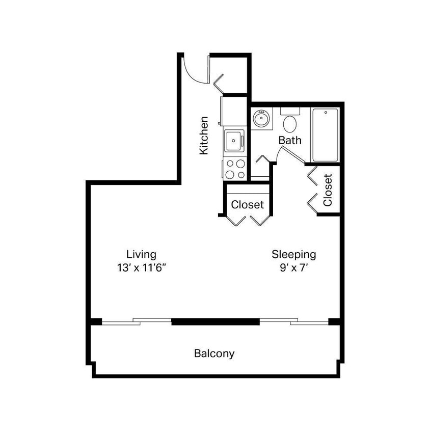 Floor Plan - Studio