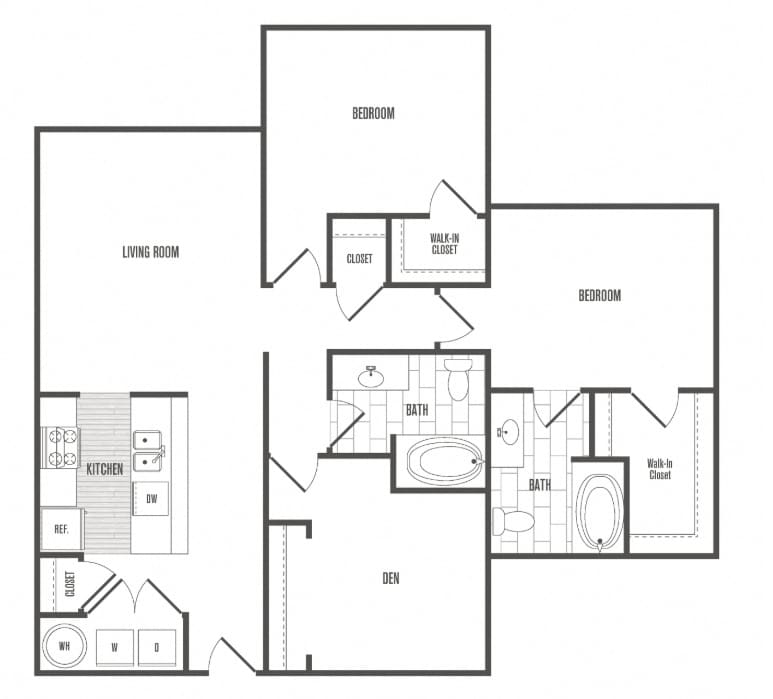 Floor Plan - 2x2
