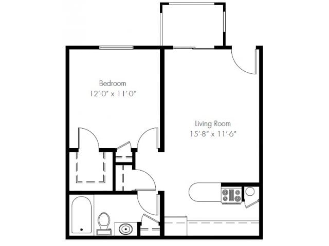 1BR/1BA - A2