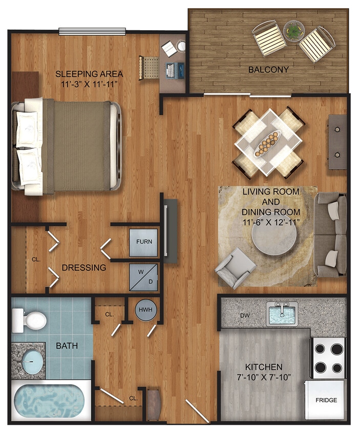 Floor Plan - Studio