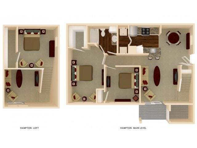 Floor Plan - The Hampton w/ Loft