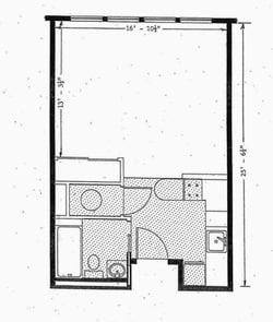 Studio - 0 Bedroom